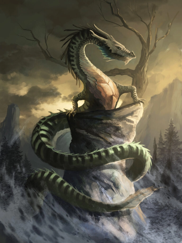 Ilustración de la baraja Dragonite midrange